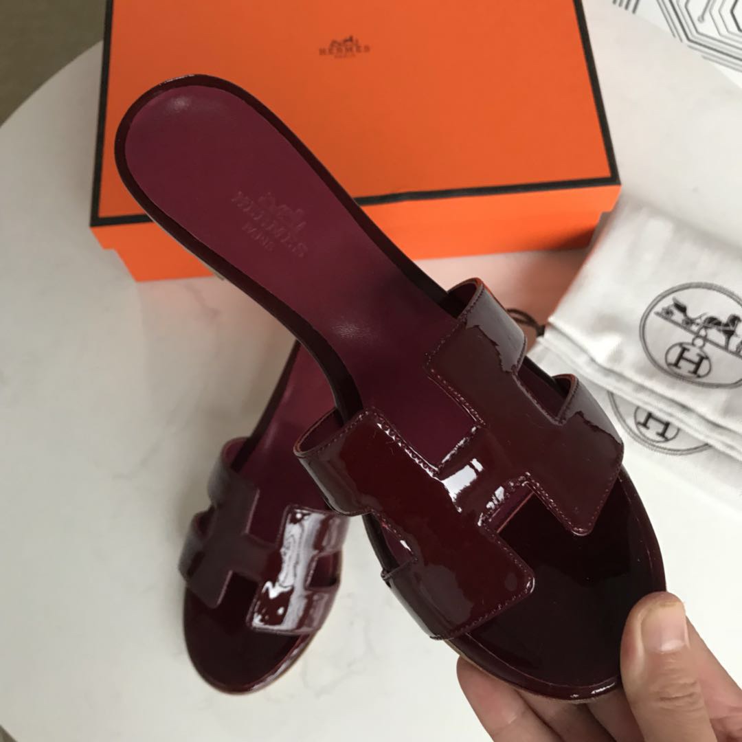 에르메스 올수공 오아시스 슬리퍼 샌들 페이던트 08